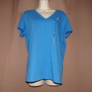 NWOT Ralph Lauren Sport Blue Tee Size XL